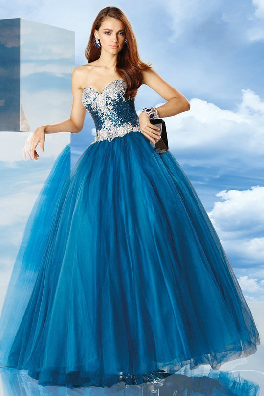 Alyce Paris - 6485 Prom Dress in Blueberry-Blue