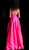 Jovani - 64949 Long Sleeve Fully Beaded Body Suit Ballgown in Pink