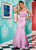 Rachel Allan - 6498 Shirred Midriff Cutout Overskirt Gown In Purple
