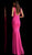 Jovani - 64996 Sleeveless Deep V-neck Trumpet Dress in Pink