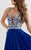 Jasz Couture - Embellished Sweetheart A-line Dress 5748 in Blue