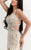 Jasz Couture - Bejeweled Sweetheart Sheath Dress 5819 in Neutral