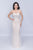 Nina Canacci - 8164 Beaded Lace Sweetheart Trumpet Dress