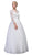 Lace Long Sleeve Wedding Evening Gown