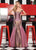 Rachel Allan - 6518 Two-Toned Metallic Off Shoulder Trumpet Gown In Pink and Neutral