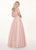 Rachel Allan - 6530 Sequined Off-Shoulder Tulle Ballgown In Pink