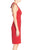 Adrianna Papell - AP1D100018 Halter Pleated Sheath Dress in Red