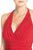 Adrianna Papell - AP1D100018 Halter Pleated Sheath Dress in Red
