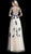Jovani - 65359 Floral Embroidered Long Sleeve Tulle Gown