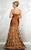 MNM Couture Laced Sweetheart A-line Dress 6539 - 1 pc Brown In Size 6 Available