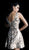 Jovani - 65408 Embellished V Neck Sleeveless A Line Cocktail Dress In Pink