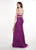 Rachel Allan - 6541 Two-Piece Glitter Tulle Sheath Gown In Purple