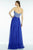 Alyce Paris  - 6546 Beaded Sweetheart Chiffon A-line Dress in Blue