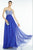 Alyce Paris  - 6546 Beaded Sweetheart Chiffon A-line Dress in Blue