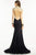 Alyce Paris - 6550 Long Dress In Black Nude