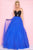 Mac Duggal - Flash Style 65530L in Black and Blue