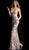 Jovani - 65570 Sequined Plunging V-Neck Fitted Gown in Pink