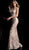 Jovani - 65570 Sequined Plunging V-Neck Fitted Gown in Pink
