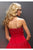 Alyce Paris - Sparkling Strapless Lace Bodice Ball Gown 6564 In Red