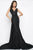 Mac Duggal - Black White Red Style 65664R