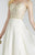 Alyce Paris - 6567 Jeweled Illusion Corset Bodice Gown In White