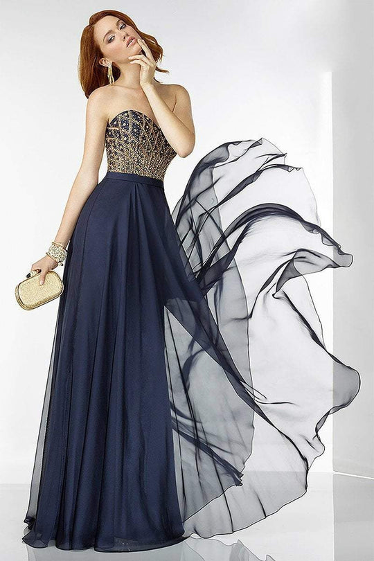 Alyce Paris - 6573 Prom Dress in Midnight Gold