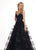 Rachel Allan - 6576 Beaded Sweetheart Corset Bodice Tulle Ballgown In Black