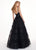 Rachel Allan - 6576 Beaded Sweetheart Corset Bodice Tulle Ballgown In Black