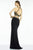 Alyce Paris - 6578 Two Piece Dress In Black Multi-Color
