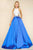 Mac Duggal - Ball Gowns Style 65837H in White and Blue