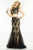 Alyce Paris Two Piece Beaded Embellished Dress 6584 - 1 pc Black/Nude In Size 0 Available In Black and Neutral