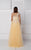 Illusion Appliqued Gown  2759