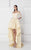 Appliqued High Low Gown  2760