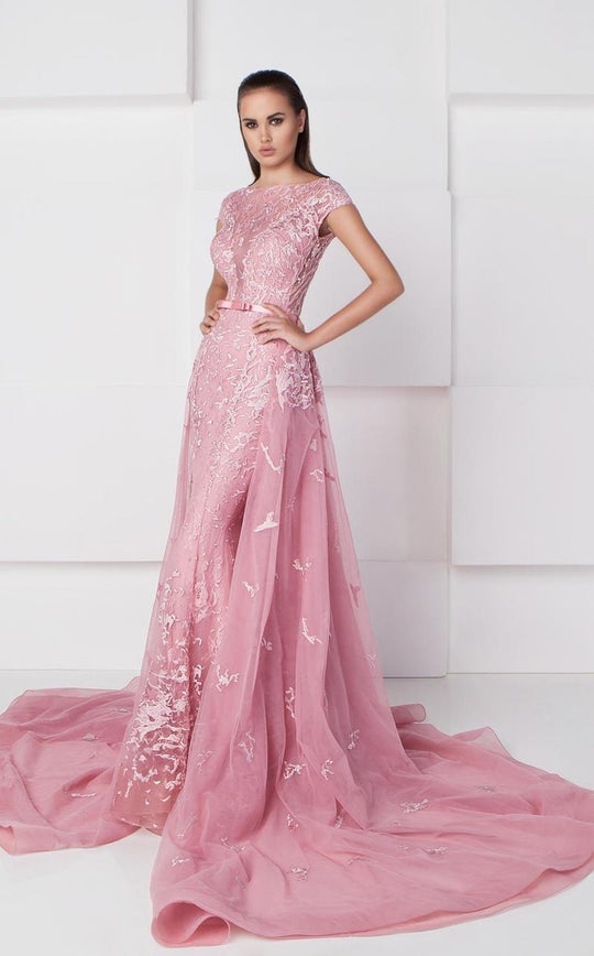 Illusion Overskirt Gown  2763