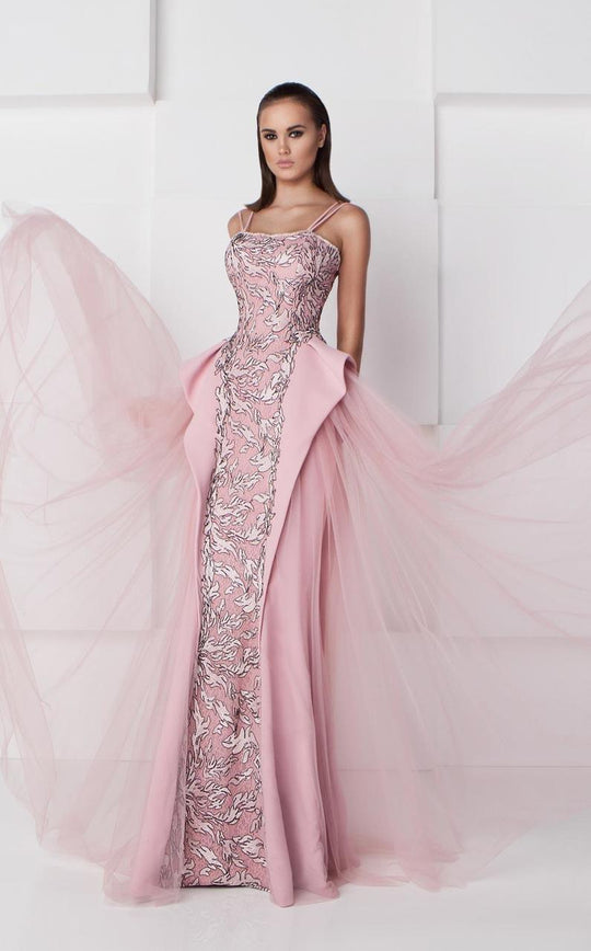 Embellished Semi-Sweetheart Gown 2765
