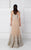 Scoop Neck Lace Evening Gown 2778