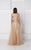 Lace Bateau Neck A-Line Gown 2779