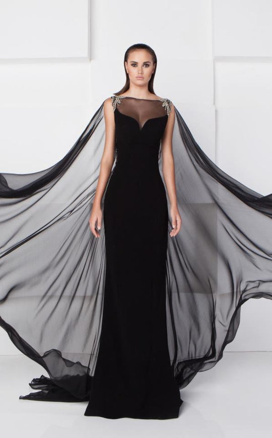 Long Gown with  Cape 2793