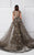Metallic Lace Evening Gown RE2795