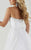 Tiffany Homecoming - Embellished Strapless A-line Dress 16144 In White