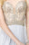Alyce Paris - 6595 Strapless Beaded Sweetheart Chiffon A-line Dress In Silver
