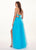 Rachel Allan - 6596 Two Piece Embroidered Tulle A-line Dress In Blue