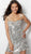 Jovani - 65970 Crystal Embellished Sweetheart Cocktail Dress In Silver  And Nude