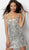 Jovani - 65970 Crystal Embellished Sweetheart Cocktail Dress In Silver  And Nude