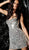 Jovani - 65970 Crystal Embellished Sweetheart Cocktail Dress In Silver  And Nude