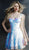 Jovani - Sweetheart Iridescent A-Line Cocktail Dress 65971 In Pink
