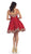 Gilded Lace Applique Mikado Cocktail Dress