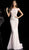 Jovani - 66031 Off Shoulder Sequin Mermaid Prom Dress in Pink