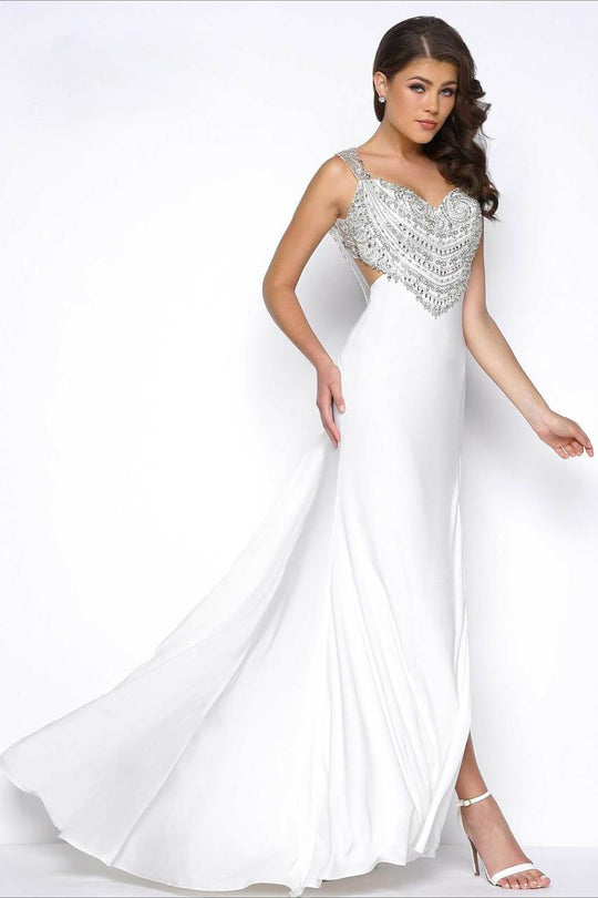 Mac Duggal - 66046M Prom Style in White
