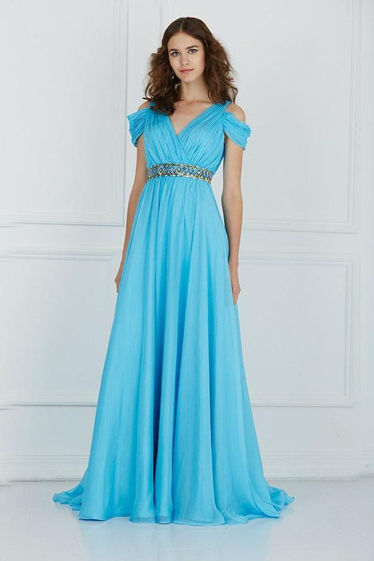 Angela & Alison - Long Gown 661040 in Blue